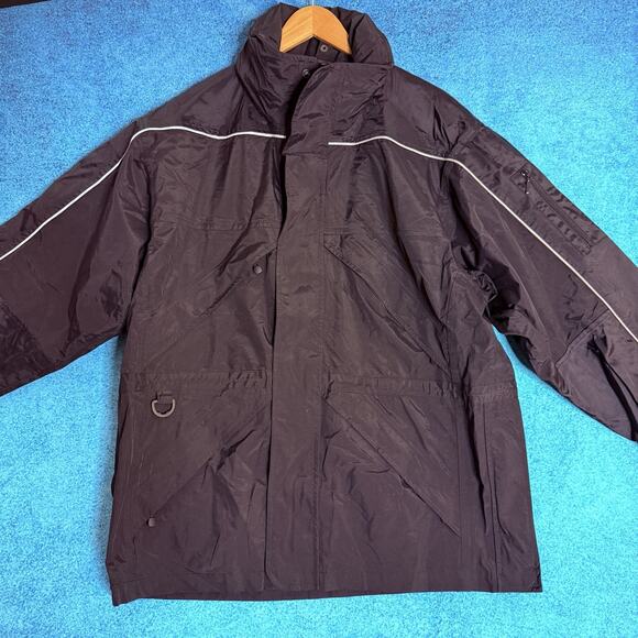 Wear Guard Mens M Black Utility Jacket Vintage Fall Winter Multi Pocket Workwear - Picture 1 of 16